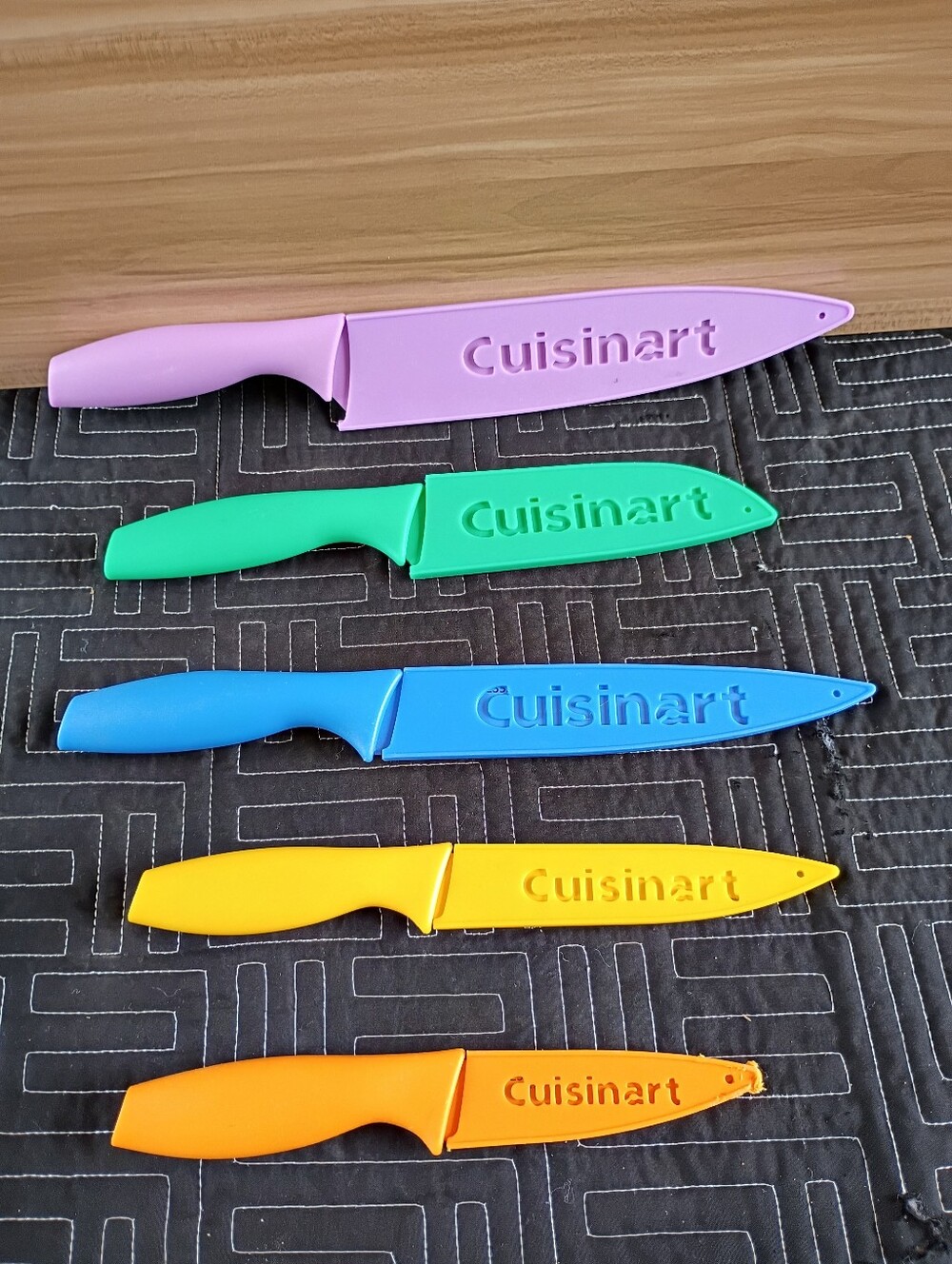 Cuisinart Colorful Knife Set - Pink, Green, Blue, Yellow, Orange - Picture 2 of 9